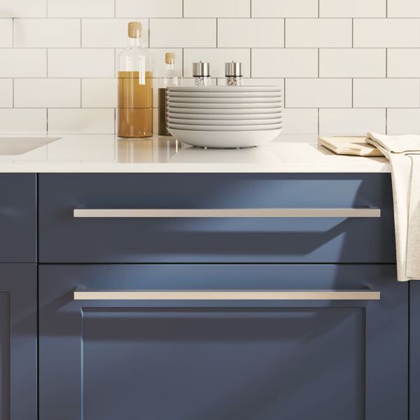 vidaXL Cabinet Handles 20 pcs Silver 480 mm Stainless Steel