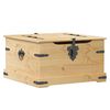 vidaXL Storage Box Corona 78x78x45 cm Solid Wood Pine