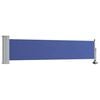 vidaXL Patio Retractable Side Awning 60x300 cm Blue