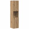 vidaXL 3 Piece Bathroom Furniture Set Artisan Oak Engineered Wood