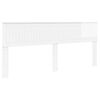 vidaXL Headboard Gloss White Engineered wood