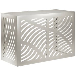 vidaXL Air Conditioner Cover Silver 90 x 40 x 60 cm Stainless Steel
