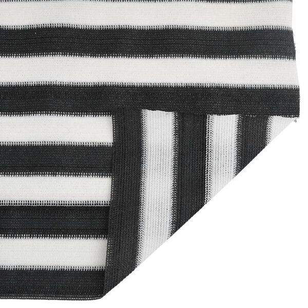 vidaXL Privacy Net Anthracite and White 1.5x50 m HDPE 195 g/m&sup2;