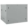 vidaXL Network Cabinet with Storage Grey 60 x 60 x 50 cm Steel