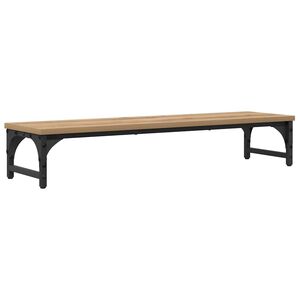 vidaXL Monitor Stand Artisan Oak 85 x 23 x 15.5 cm Engineered Wood