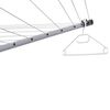 Leifheit Rotary Clothesline LinoPush 500 Schwarz 85360