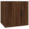 vidaXL 2 Piece TV Cabinet Set Brown Oak Engineered Wood
