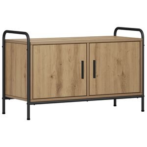 vidaXL TV Cabinet 79.5 x 33 x 50 cm Artisan Oak Engineered Wood
