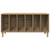 vidaXL Record Cabinet Artisan Oak 100x38x48 cm Engineered Wood