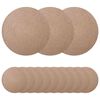 vidaXL Jute Placemets 50 pcs Natural &Oslash; 30 cm 100% Tossa Jute