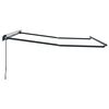 vidaXL Awning Frame Manual Anthracite 3.5 x 2.5 m Aluminium