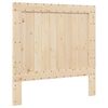 vidaXL Bed Frame without Mattress Grey 100x200 cm Solid Wood Pine