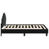 vidaXL Children's Bed Frame with Headboard Black 80 x 160 cm Velvet