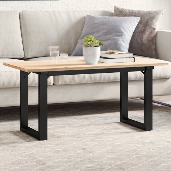 vidaXL Coffee Table Legs O-Frame 90x30x43 cm Steel