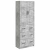 vidaXL Cabinet Set 2 pcs 66 x 34.5 x 87 cm Engineered Wood