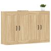 vidaXL Wall Mounted Cabinets 2 pcs Sonoma Oak Engineered Wood