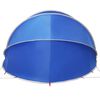 vidaXL Pool Dome Folding Manual Blue 472 x 460 x 229 cm