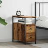 vidaXL Bedside Cabinet Old wood 30 x 60 x 60 cm Engineered wood
