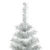 vidaXL Christmas Tree with 150 LEDs with Stand Silver 120 cm PET
