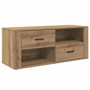vidaXL TV Cabinet Artisan Oak 100 x 35 x 40 cm Engineered Wood