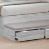 vidaXL Bed Drawers Grey Sonoma 80 x 36.5 x 16.5 cm Engineered Wood