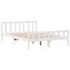 vidaXL Bed Frame without Mattress White 160x200 cm Solid Wood Pine