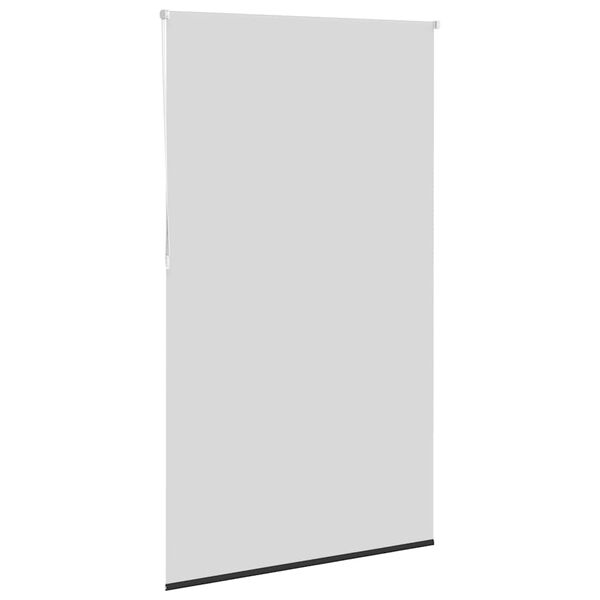 vidaXL Roller Blind Blackout Black 130x210 cm Fabric Width 126.6 cm Polyester