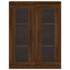 vidaXL Highboard Brown Oak 69.5x34x180 cm Engineered Wood