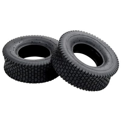 vidaXL Wheelbarrow Tyres 2 pcs 13x5.00-6 4PR Rubber