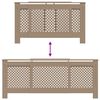 vidaXL MDF Radiator Cover 205 cm