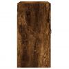 vidaXL Wall Cabinet Smoked Oak 60x31x60 cm Engineered Wood