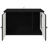 vidaXL Cat House Black 85 x 55 x 50.5 cm Engineered Wood