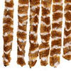vidaXL Fly Curtain Ochre and White 56x200 cm Chenille