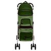 vidaXL 2-Layers Folding Dog Stroller Green 83x48x97 cm Oxford Fabric