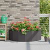 vidaXL Planter Black 120 x 60 x 35 cm Steel