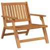 vidaXL Garden Chair 3 pcs Brown Solid Acacia Wood
