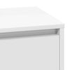 vidaXL Bedside Cabinet White 71 x 34.5 x 75 cm Engineered wood