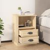 vidaXL Bedside Cabinet Sonoma Oak 43x36x60 cm