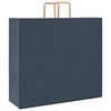 vidaXL Paper Bags 50 pcs with Handles Blue 54x15x49 cm