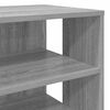 vidaXL Shoe Cabinet with Shelf 2 pcs Grey Sonoma Engineered Wood
