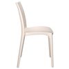vidaXL Garden Chairs 2 pcs Cream 50x46x80 cm Polypropylene
