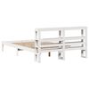 vidaXL Bed Frame without Mattress White 140x190 cm Solid Wood Pine