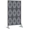 vidaXL Privacy Screen Anthracite Steel