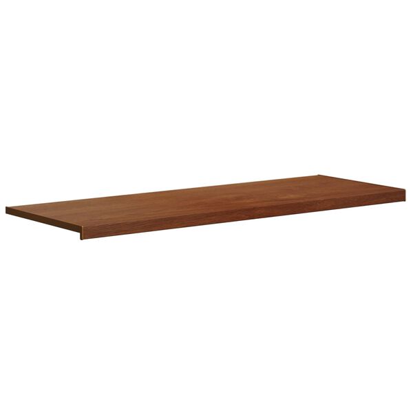 vidaXL Window Sill Brown Wood 140 x 50 x 4.5 cm PVC
