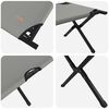 vidaXL Folding Camping Bed Folding Manual Grey Oxford fabric