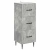 vidaXL Drawer Cabinet Concrete Grey 33 x 34.5 x 89.5 cm