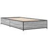 vidaXL Bed Frame without Mattress Grey Sonoma 90x200 cm