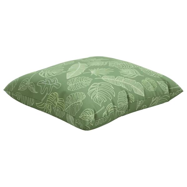 vidaXL Scatter Pillows 4 pcs Leaf Pattern 40 x 40 cm Polyester Farbic