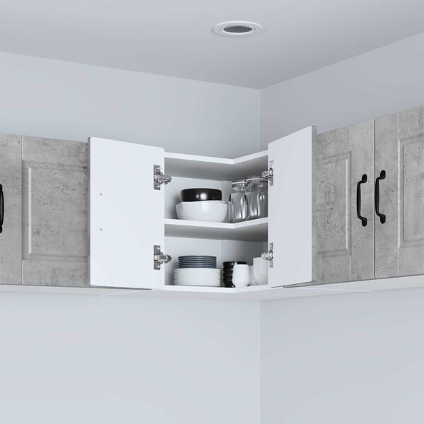 vidaXL Kitchen Cabinet Concrete Grey 57 x 57 x 40 cm Engineered Wood