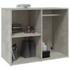 vidaXL Dressing Cabinet Concrete Grey 80x40x65 cm Engineered Wood